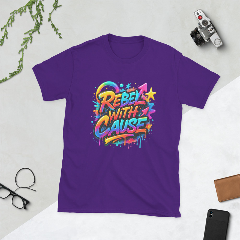Rebel With Cause Short-Sleeve Unisex T-Shirt