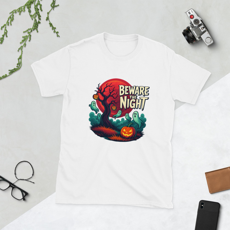 Halloween Beware The Night Short-Sleeve Unisex T-Shirt