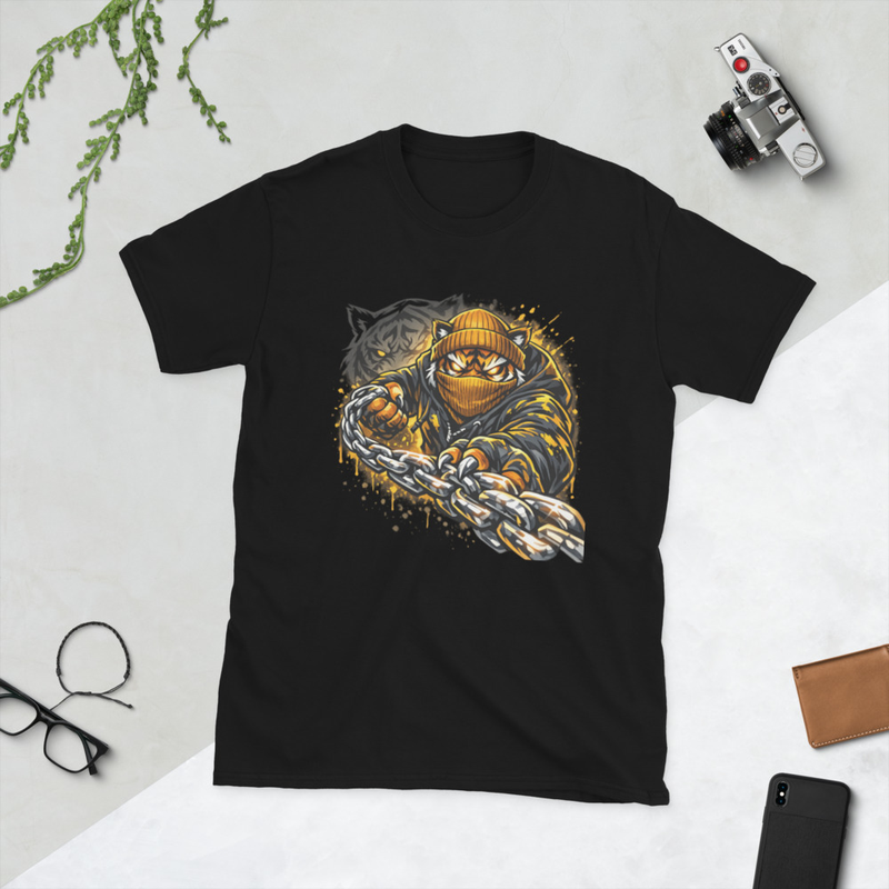 Tough Tiger Angry Short-Sleeve Unisex T-Shirt