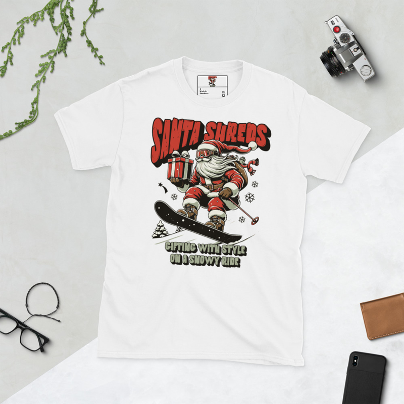 Santa Shreds Short-Sleeve Unisex T-Shirt