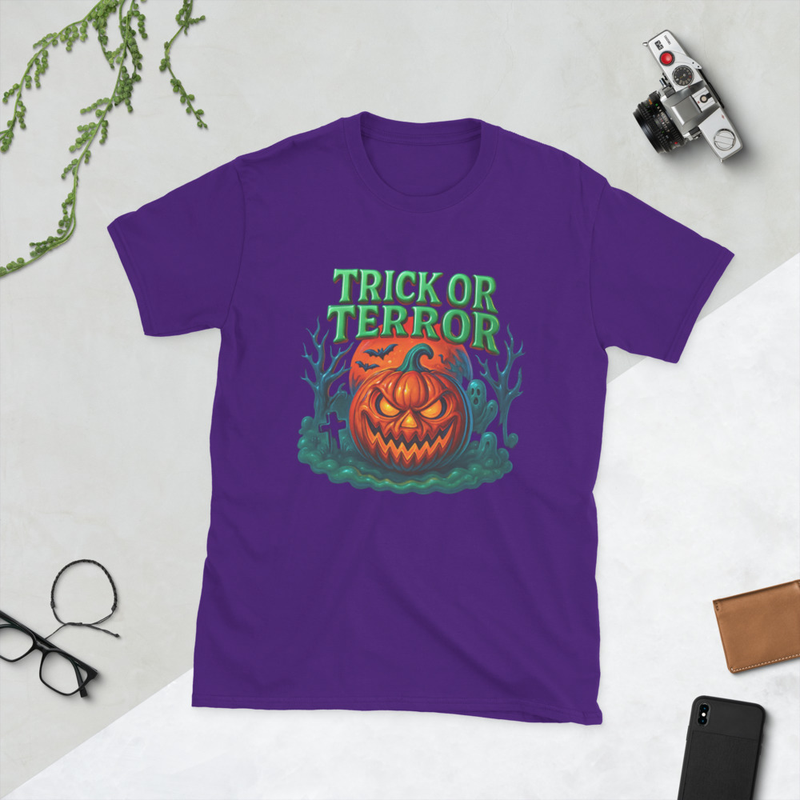 Halloween Jack 'O' Lantern Trick Or Terror Unisex T-Shirt