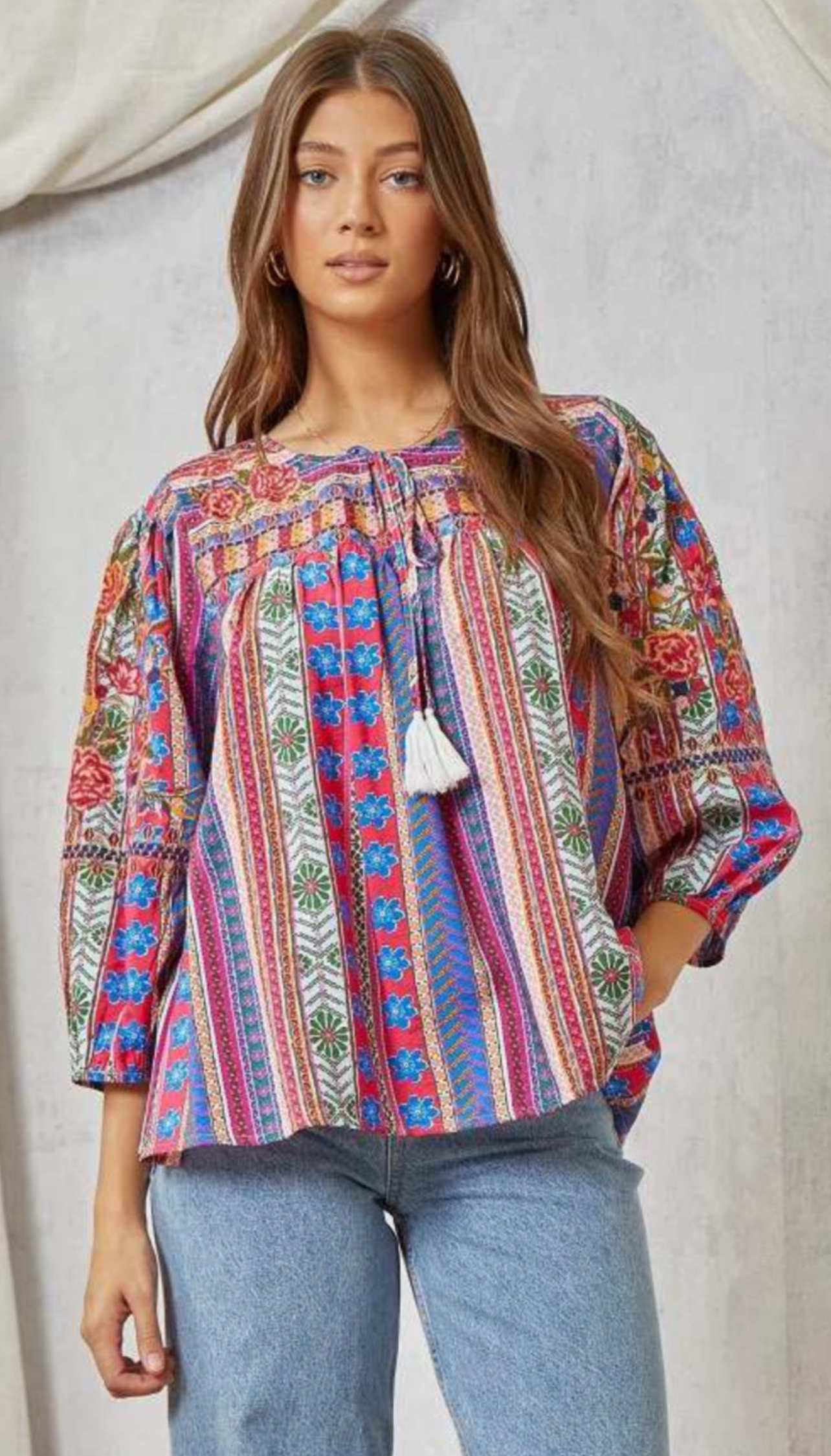 Bohemian Multicolor Blouse