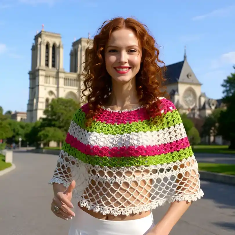Poncho Soir de mai