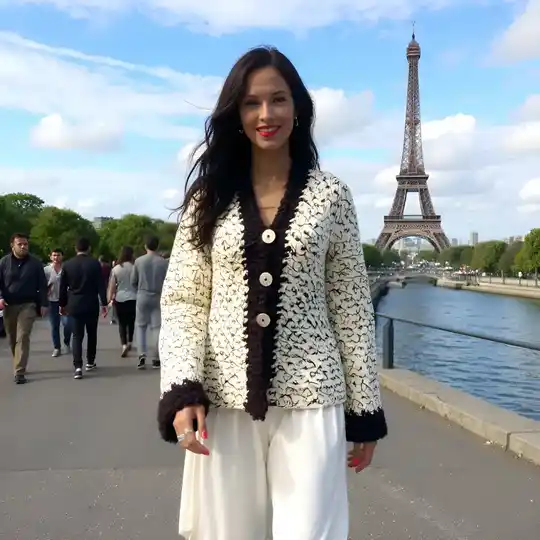 Cardigan Chamoisy