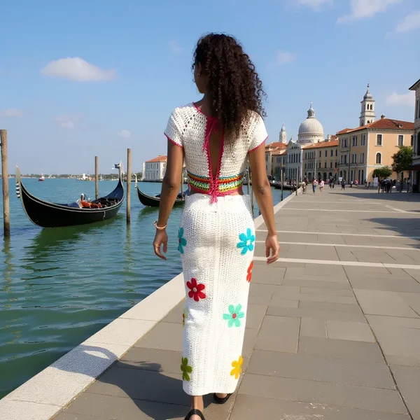Ensemble au crochet Tiaré