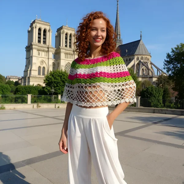 Poncho Soir de mai