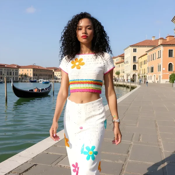 Ensemble au crochet Tiaré