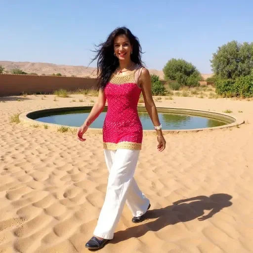 Haut en crochet fait main Hyllam avec un design chic et élégant T 38/40