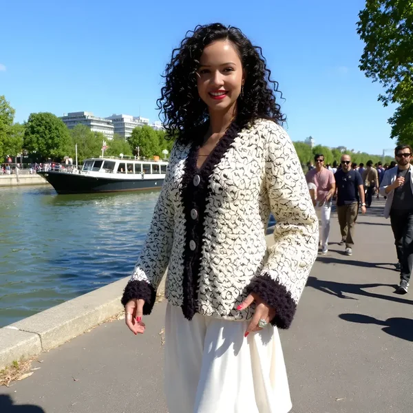 Cardigan Chamoisy