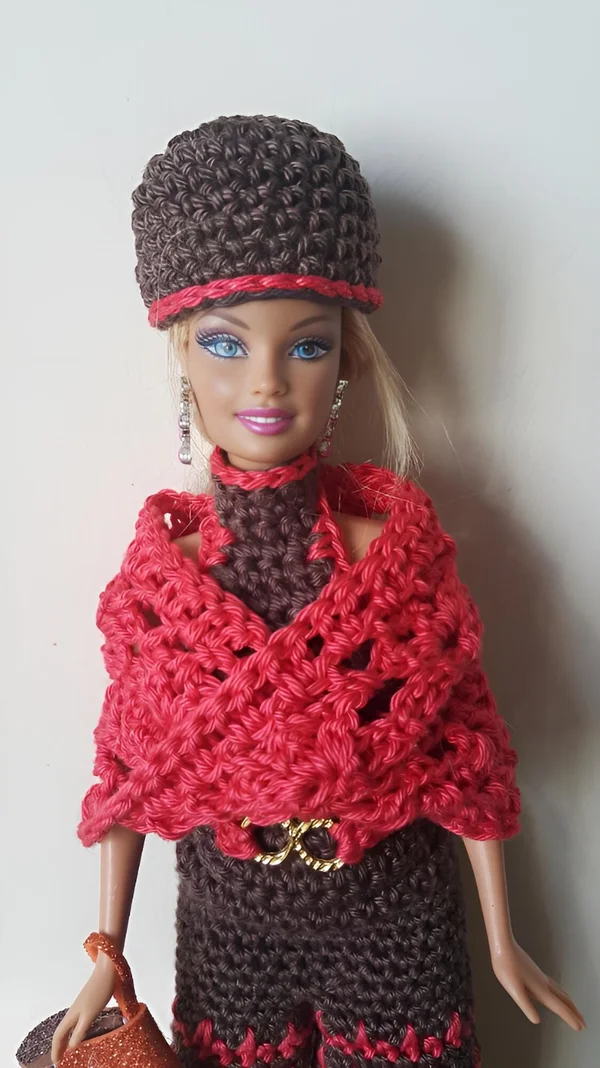 Ensemble Barbie - Châle ... alors