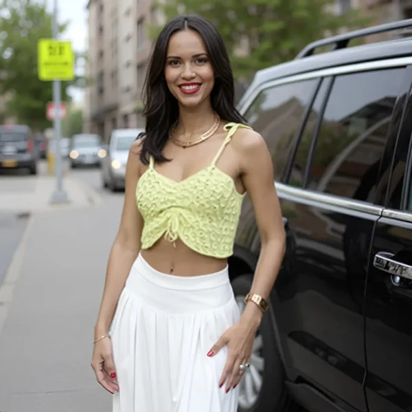 Haut en crochet fait main Aniza - Incontournable T 36/38