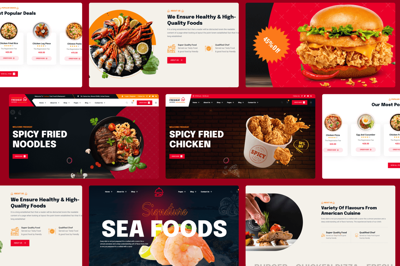 Royate Restaurant & Food HTML5 website