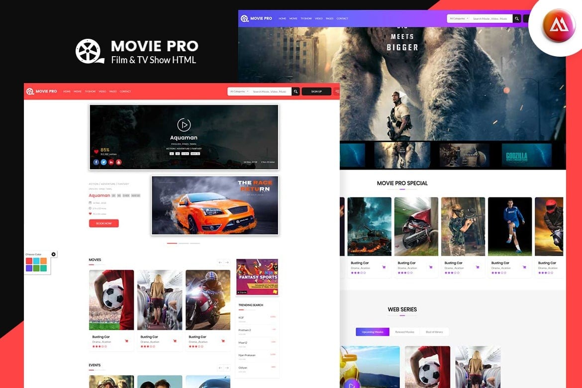 Entertainment Website