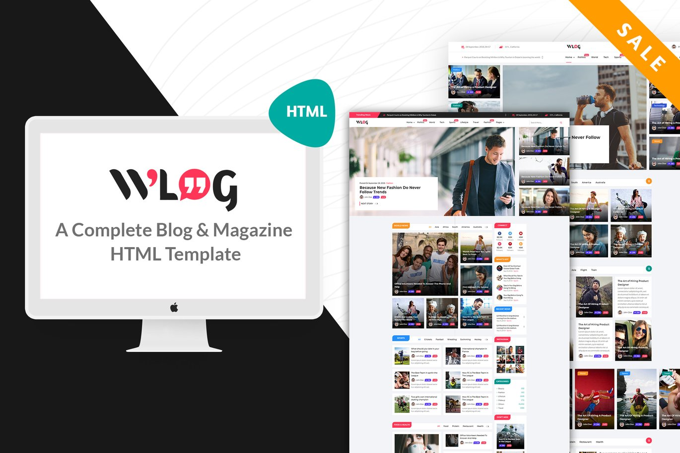 Blogging Press HTML5 Website