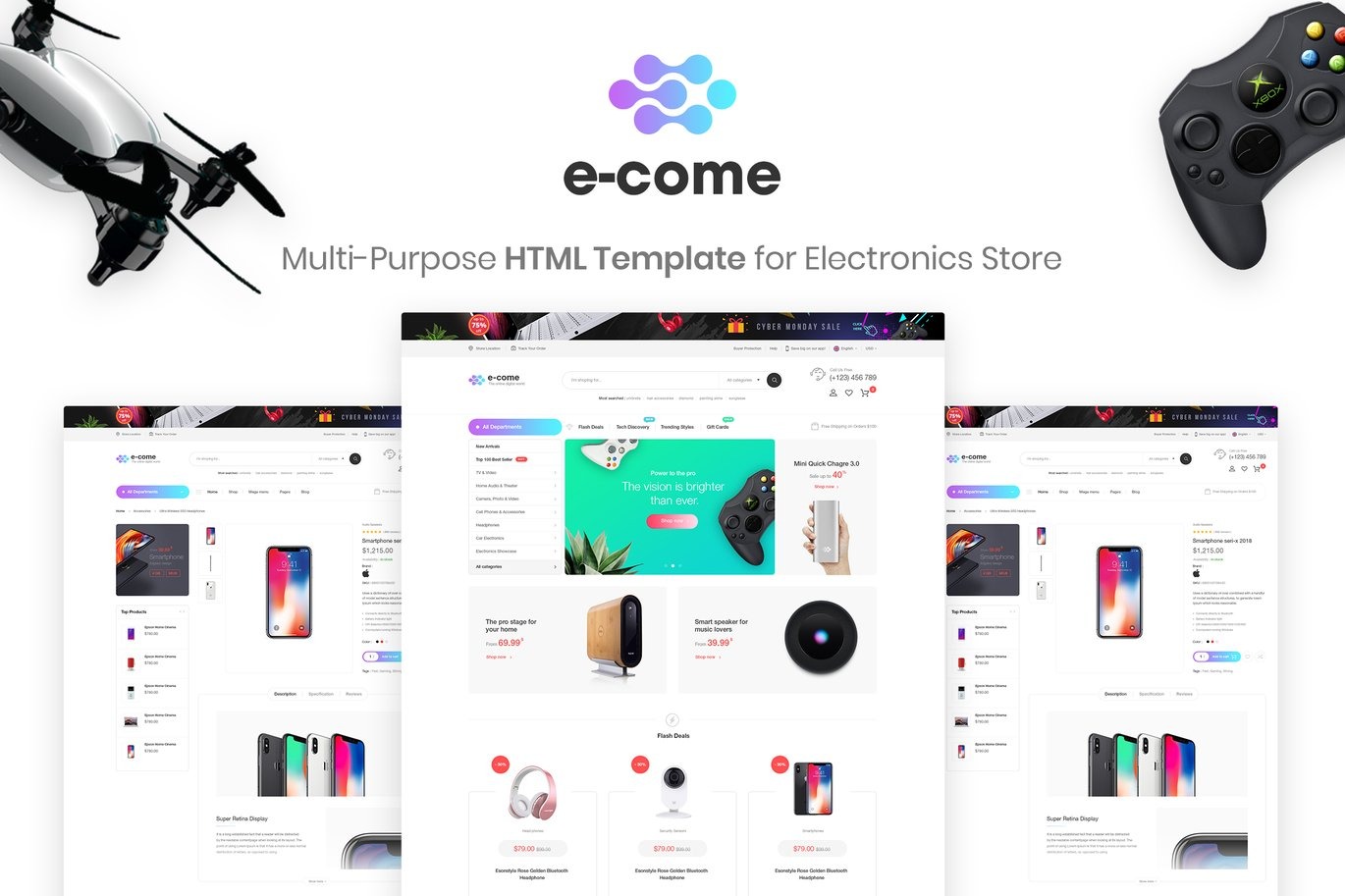  eCommerce HTML Website