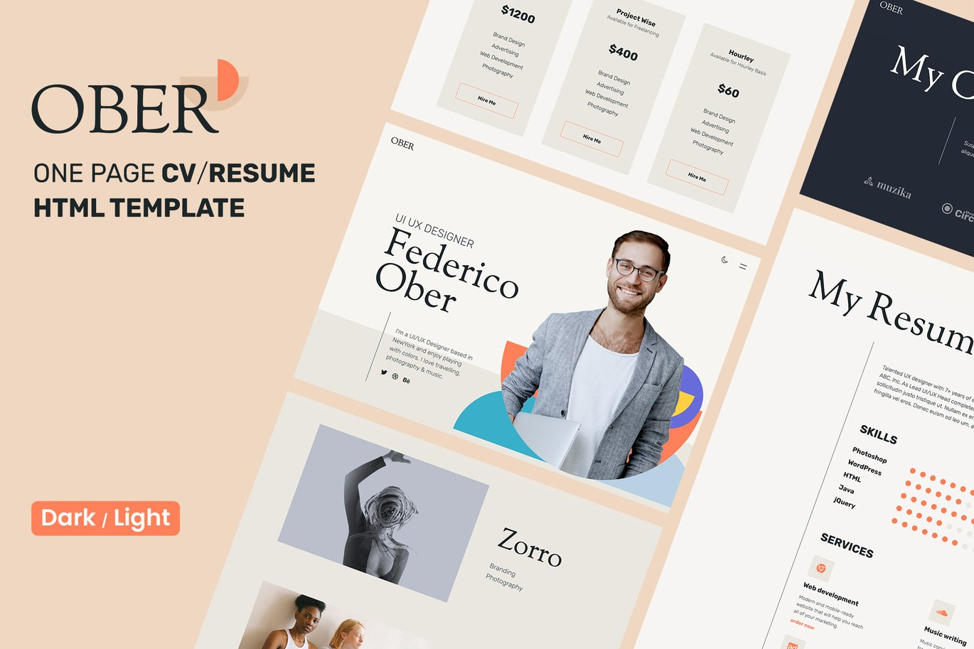 Freelancer Portfolio HTML5 Template