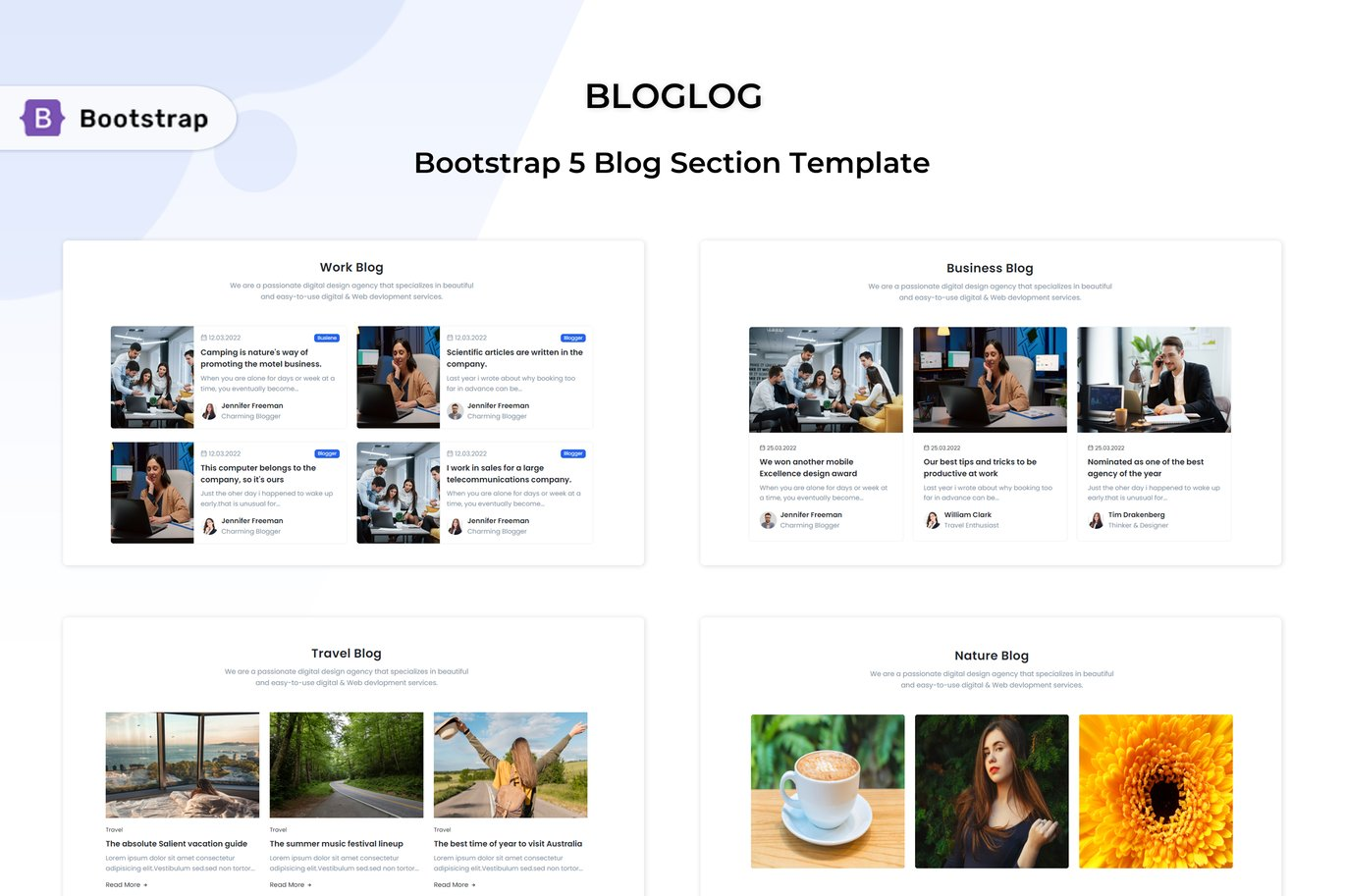 Blogging Press HTML5 Website