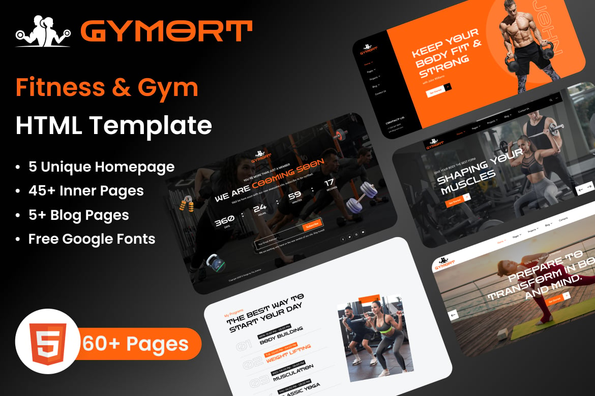 GYM Fitness & Gym HTML website
