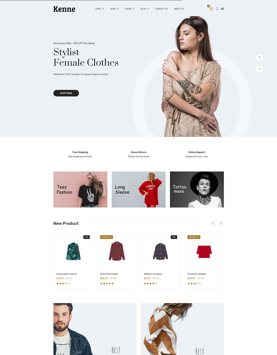 Clothes website