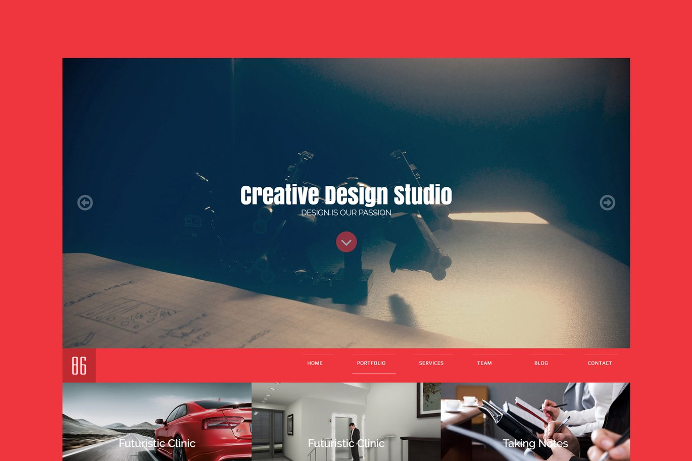 Simple Responsive Landing Page Template