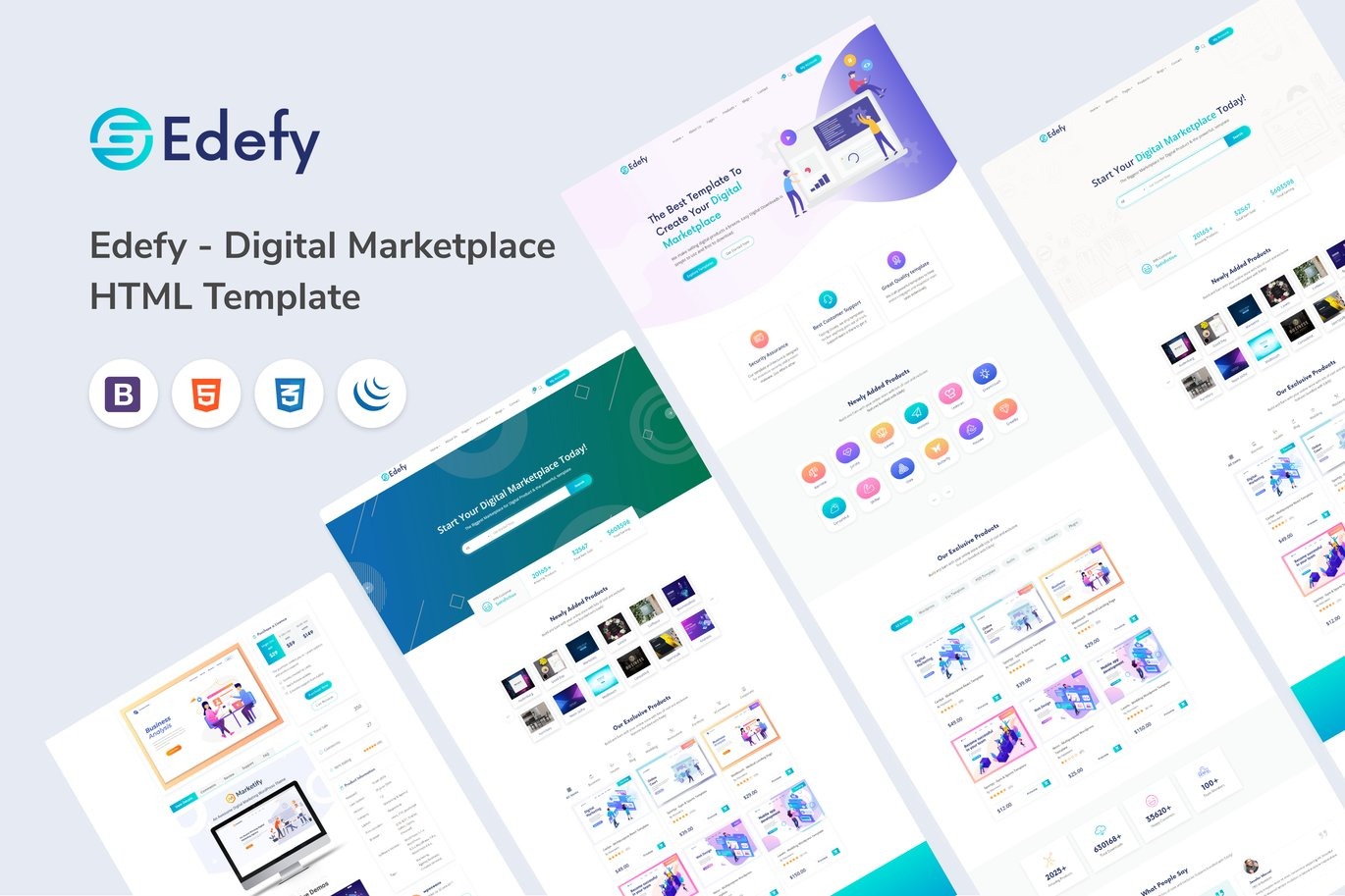 Markite - Digital Marketplace Bootstrap website