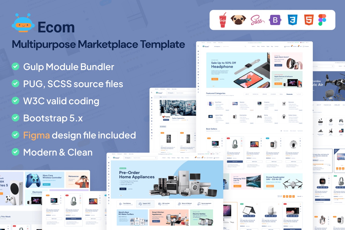 Markite - Digital Marketplace Bootstrap website