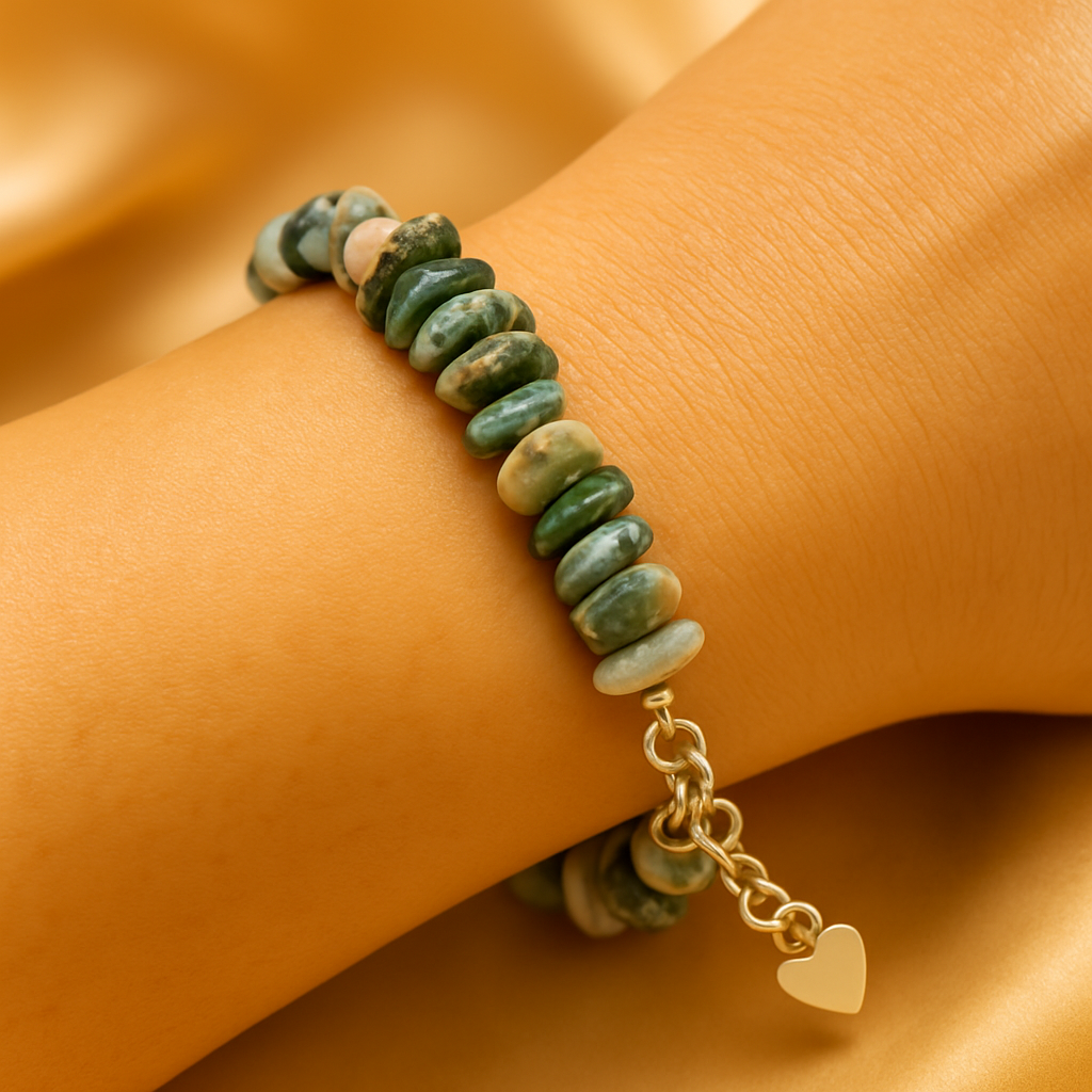 Forest Whisper Moss Agate Bracelet 🌿✨