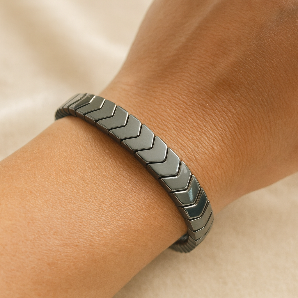 Grounding Shield Hematite Bracelet ⚫✨