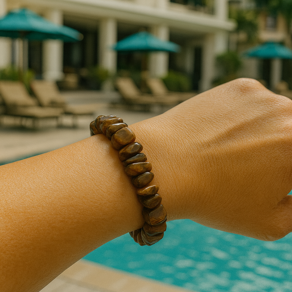 Courage & Clarity Tiger’s Eye Bracelet 🐅✨