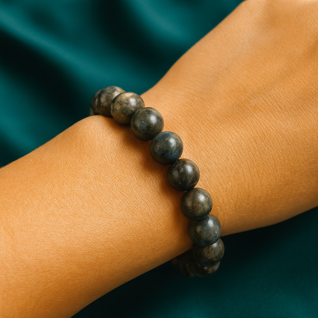 Cosmic Flow Que Sera Jasper Bracelet 🌌🪐