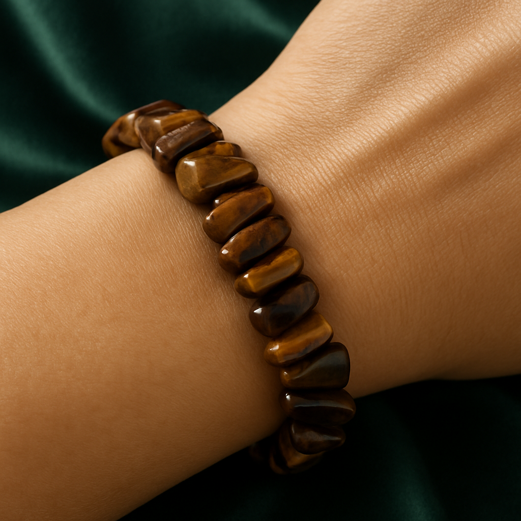 Courage & Clarity Tiger’s Eye Bracelet 🐅✨