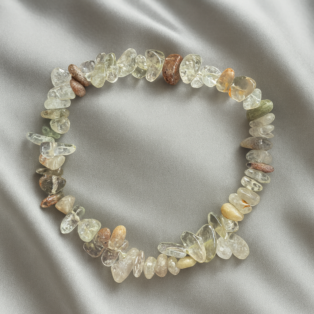 Golden Threads Rutilated Quartz Bracelet ✨🌿