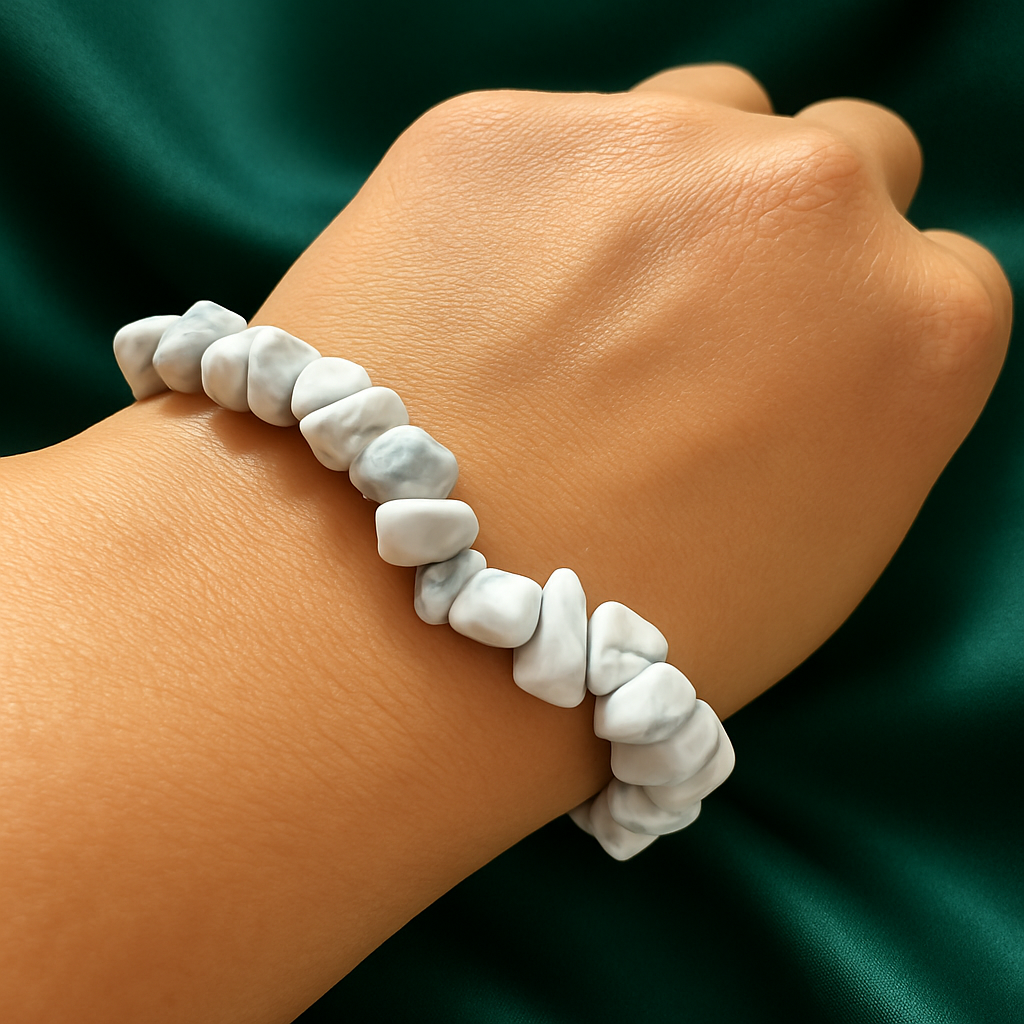 Tranquil Essence Howlite Bracelet 🤍✨