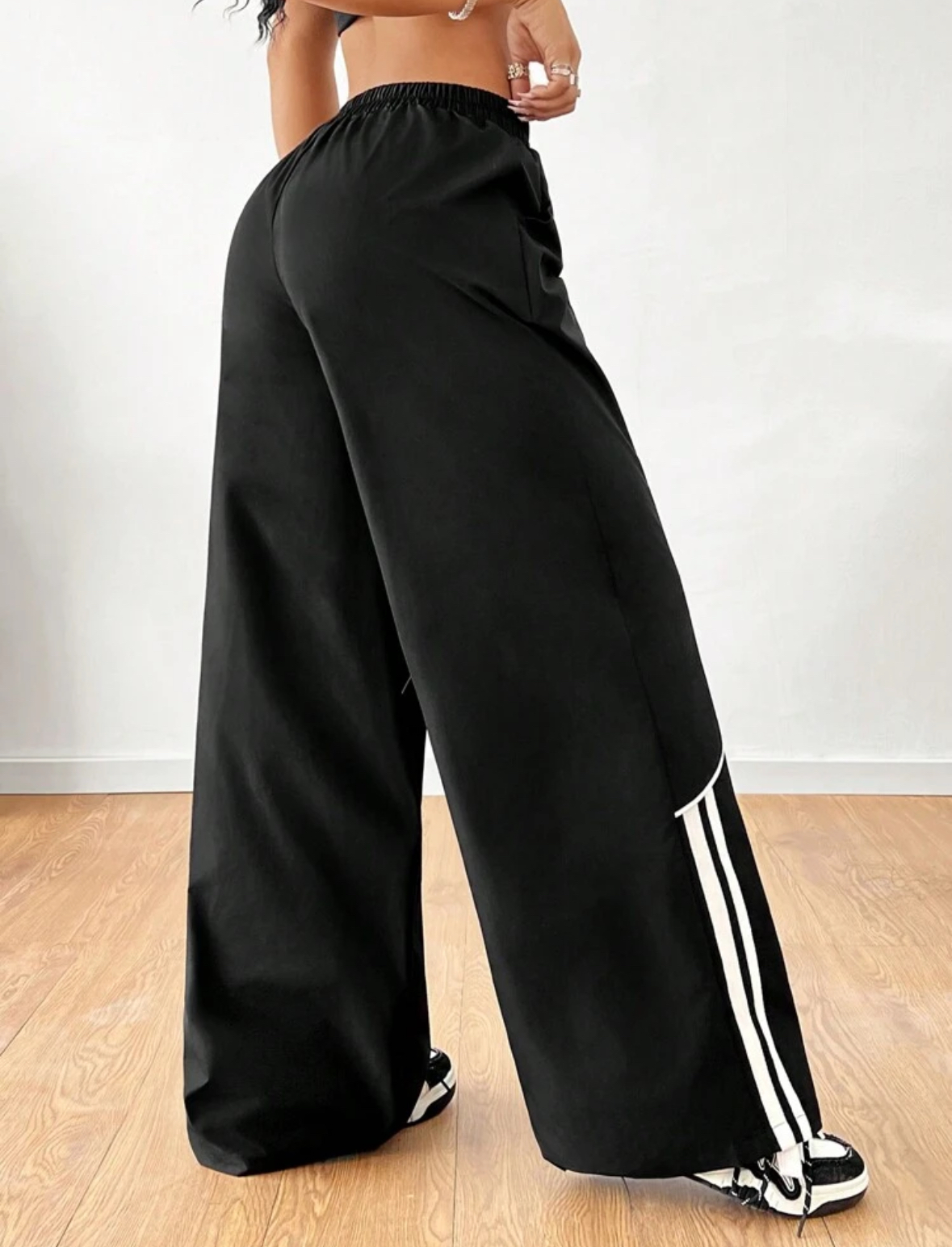 Women's Wide Leg Track Pants