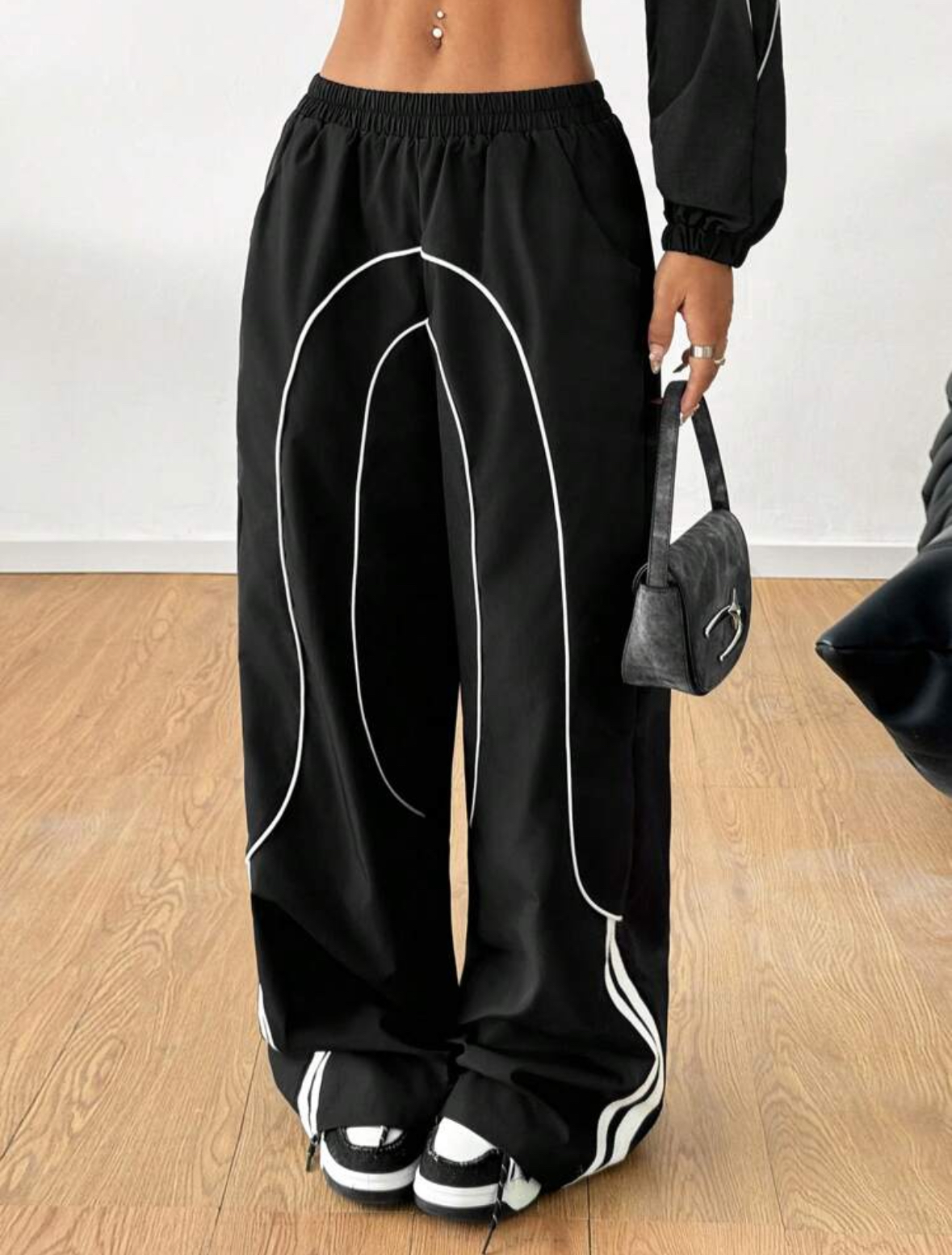 Women's Wide Leg Track Pants