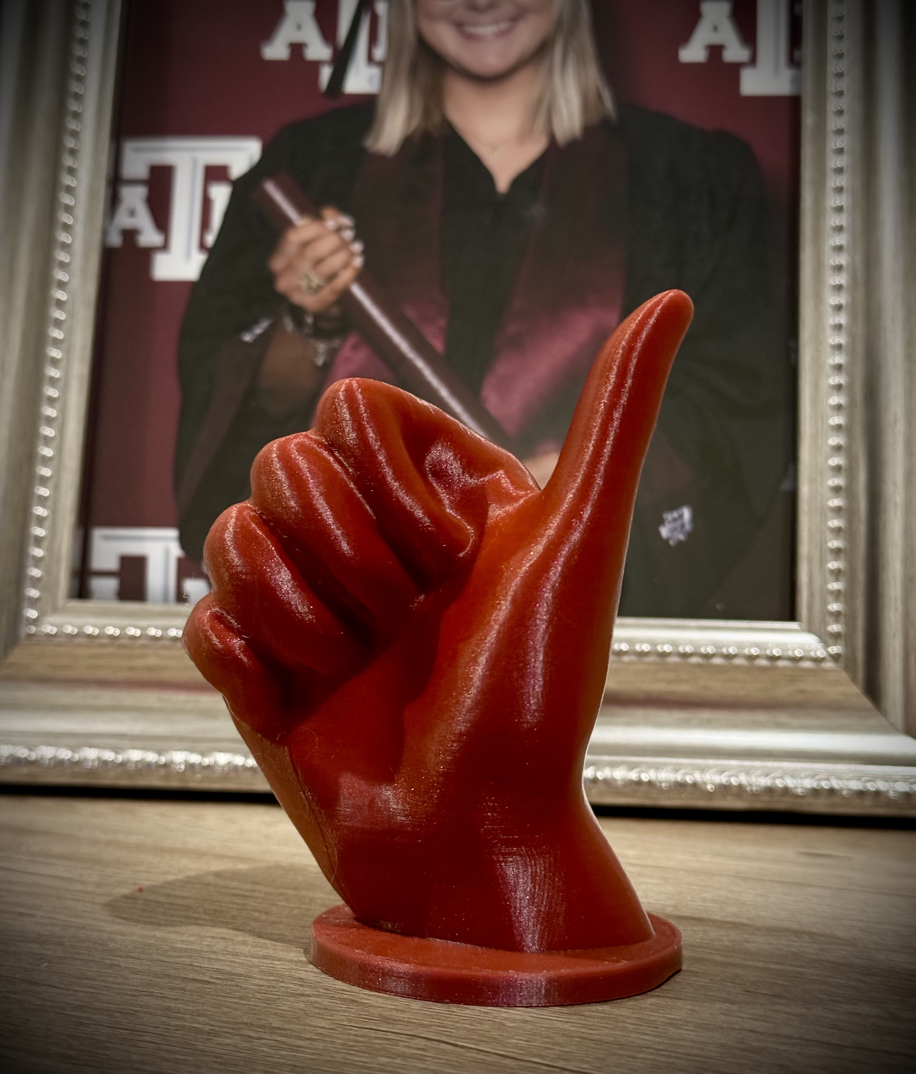 Texas A&M Gig 'Em Ring Holder