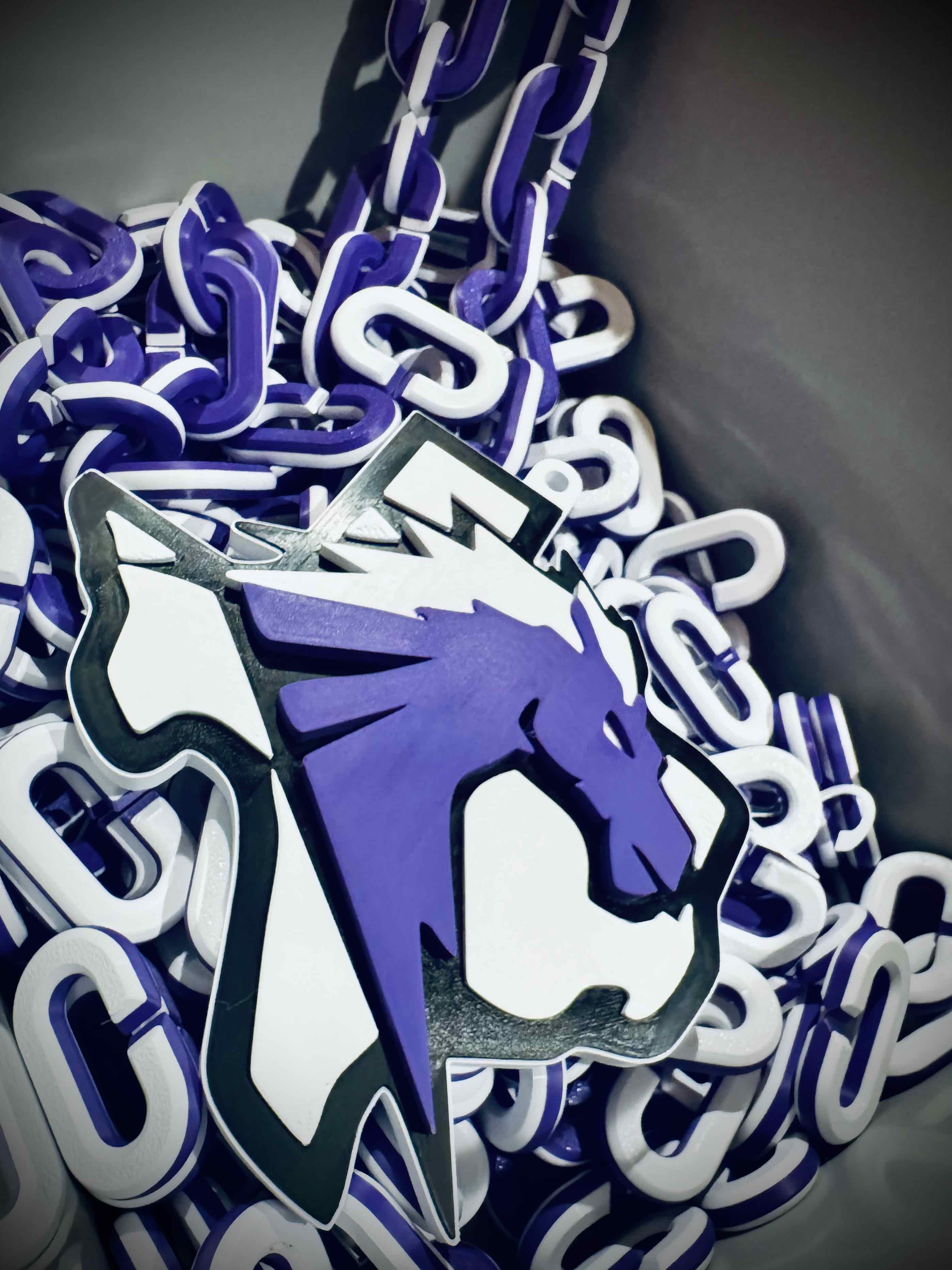 Fulshear Chargers Mascot Chain Collectible