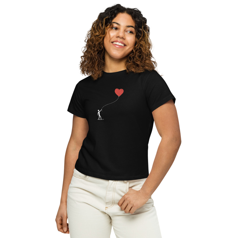 'The Soaring Heart' High-Waisted Tee