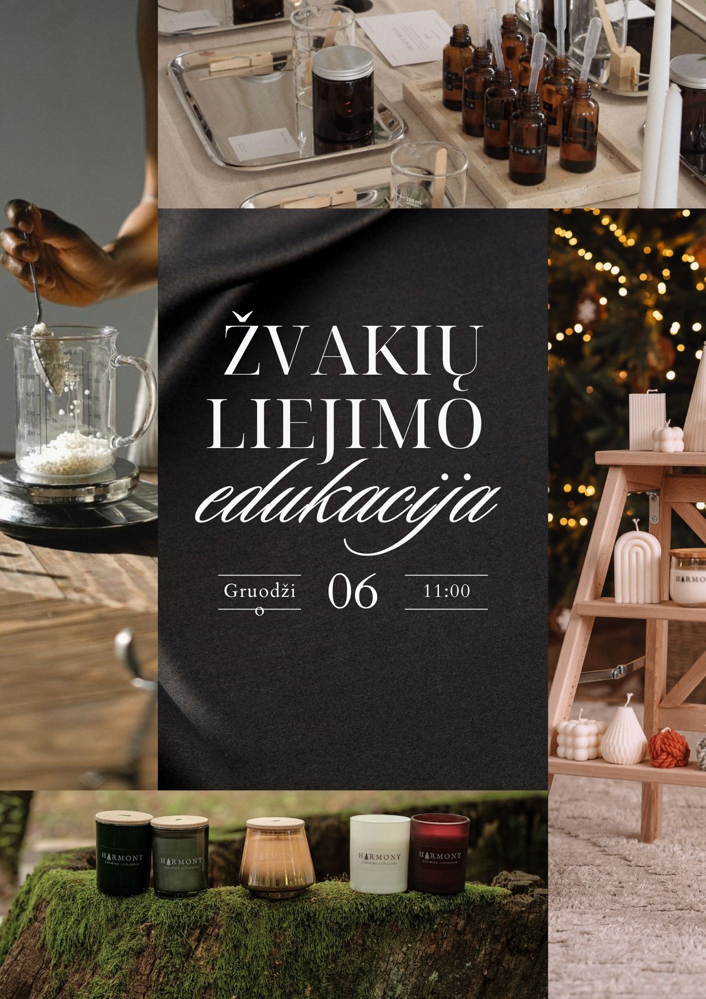 Žvakių liejimo edukacija