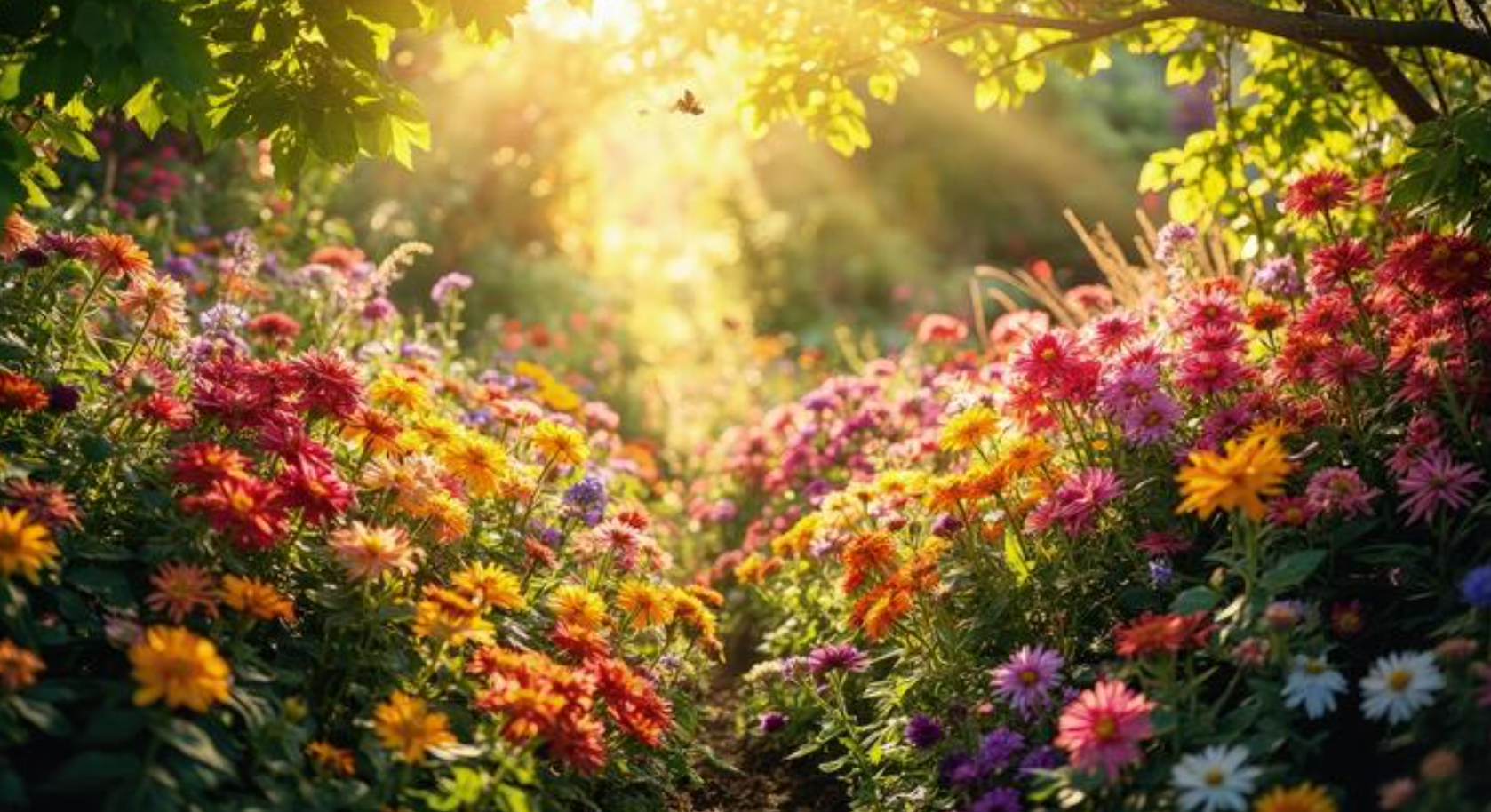 Colorful Garden Flower Collection