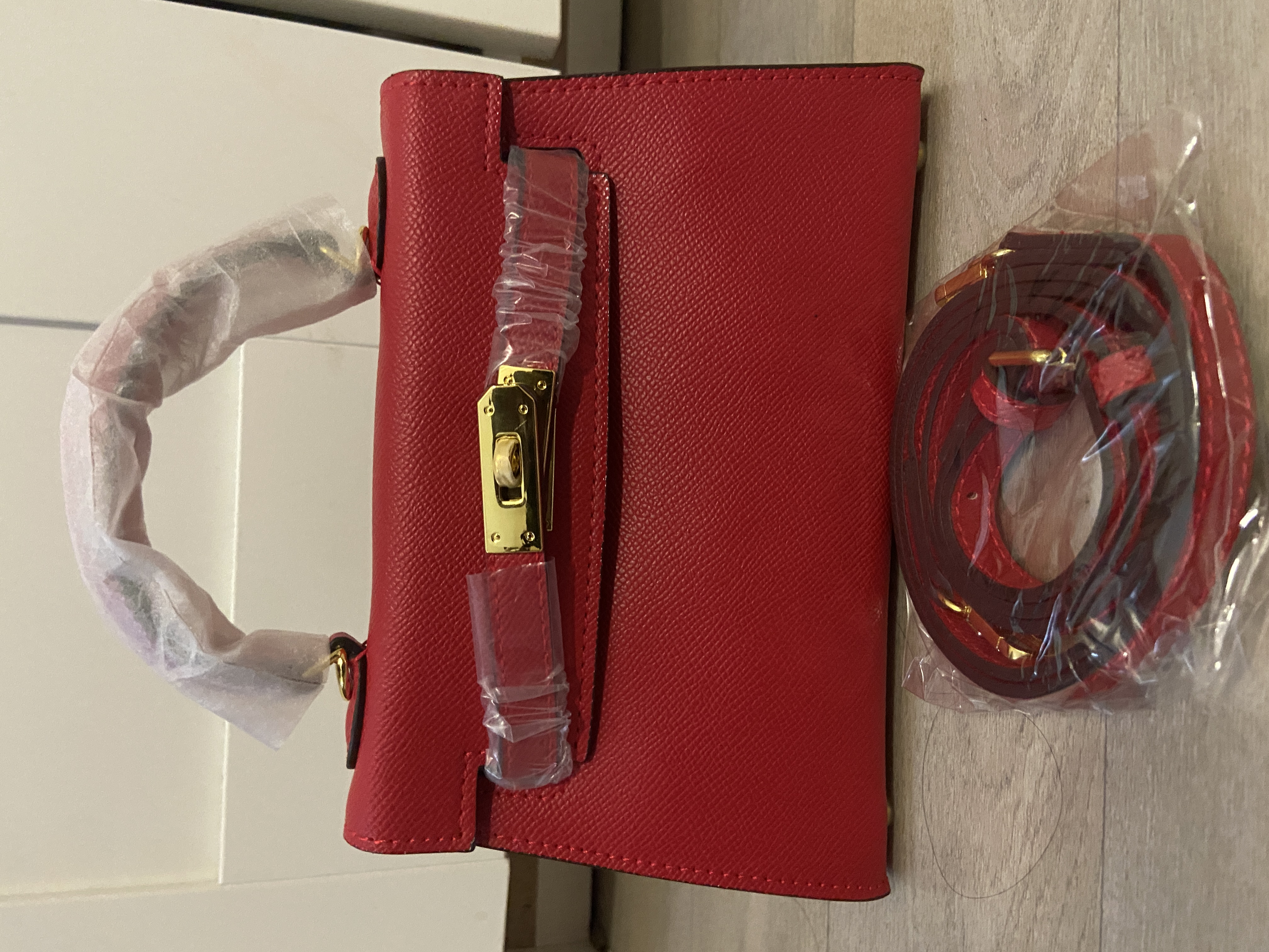 Miss Expensive Elegant Red Handbag