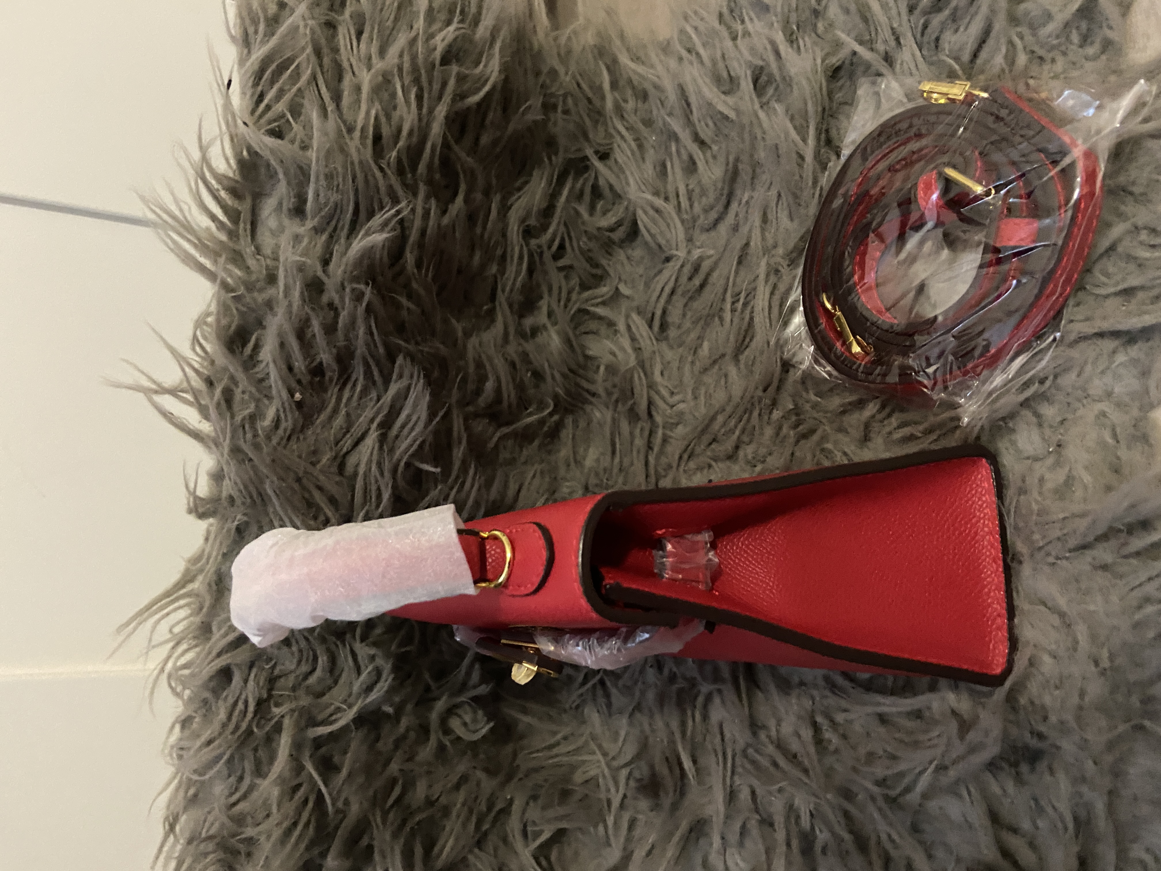 Miss Expensive Elegant Red Handbag