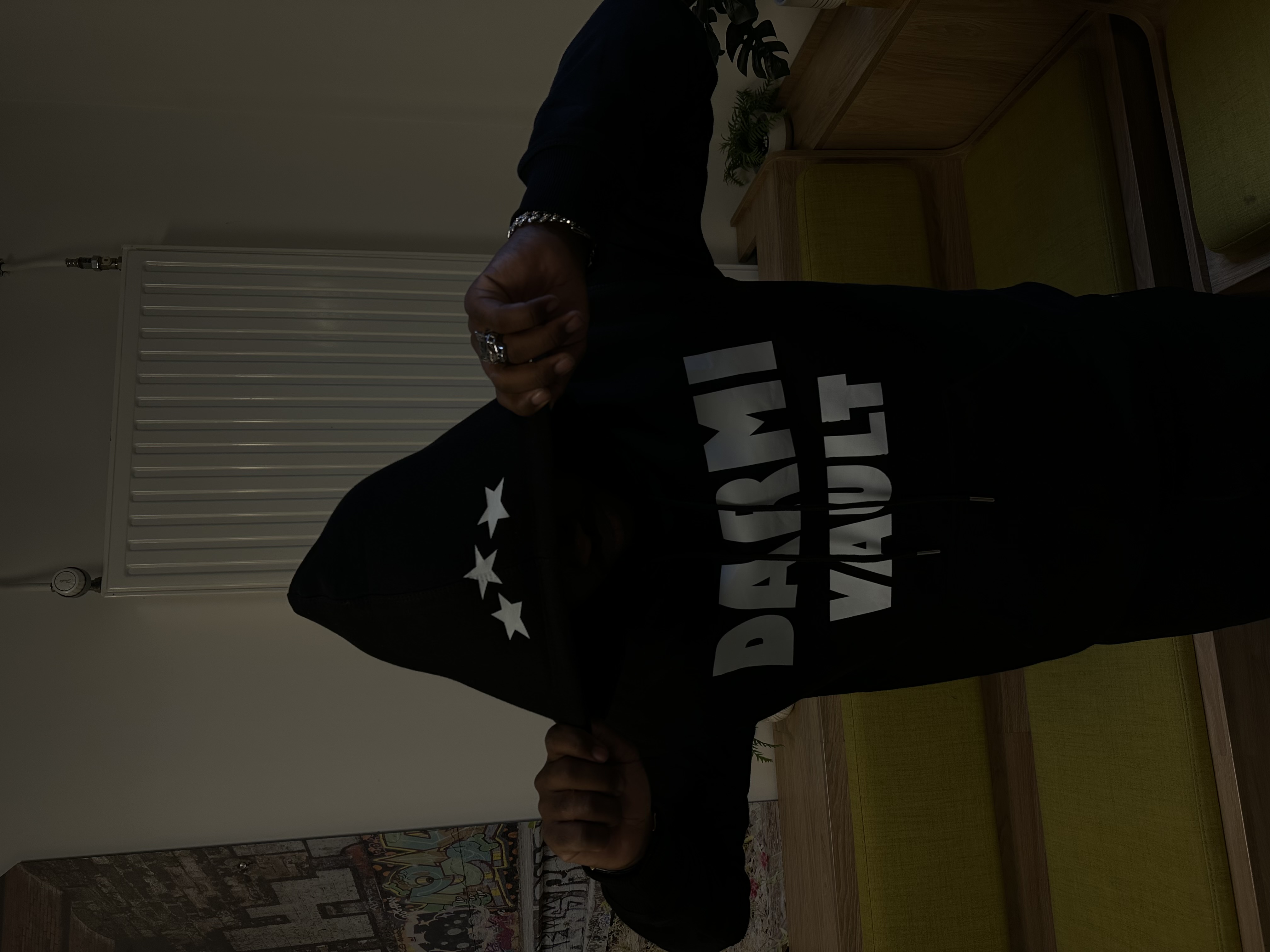 DARMI VAULT Black Hoodie