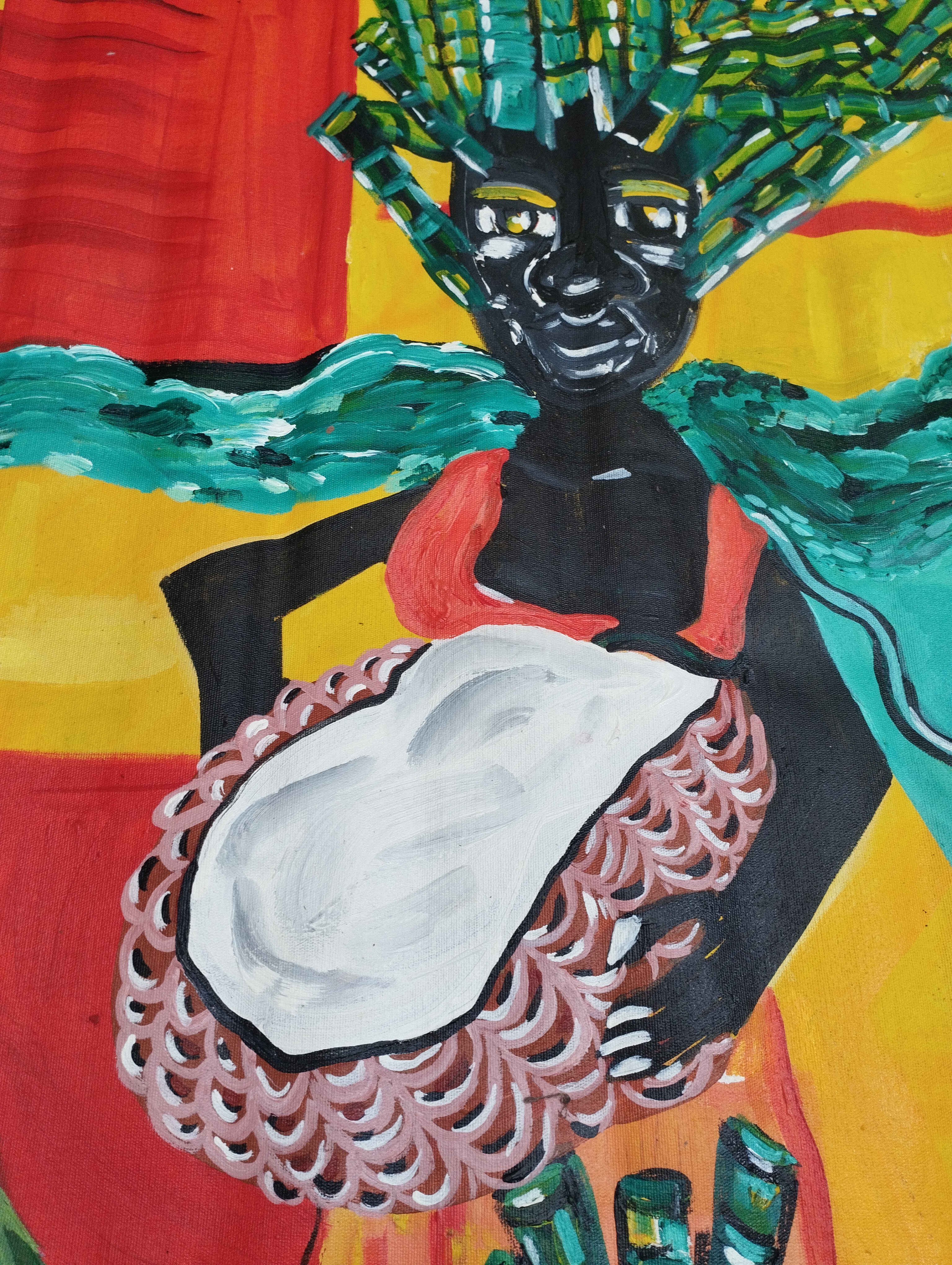 Lavadeiras: rio em mar de bambus