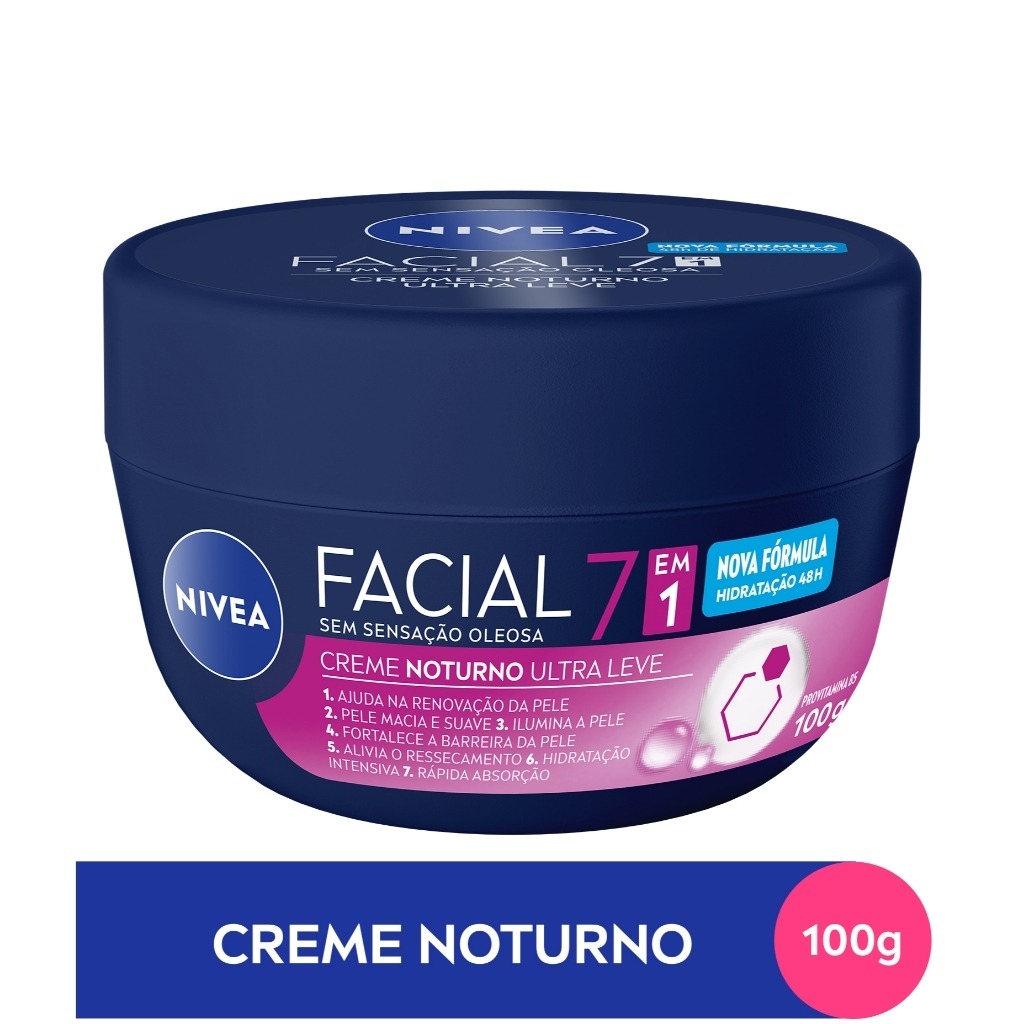 Nivea Facial 7 em 1 Creme Noturno