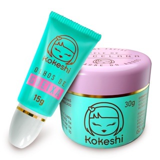 🌸 Kit Renovadores Faciais Kokeshi: Pele de Porcelana + Olhos de Gueixa | O Segredo Asiático da Skincare