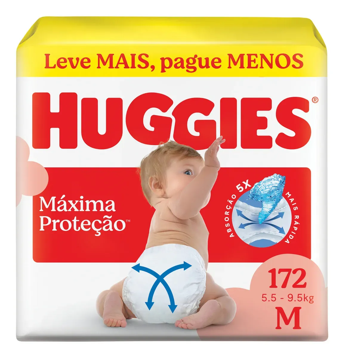 Fraldas Huggies Máxima Proteção M