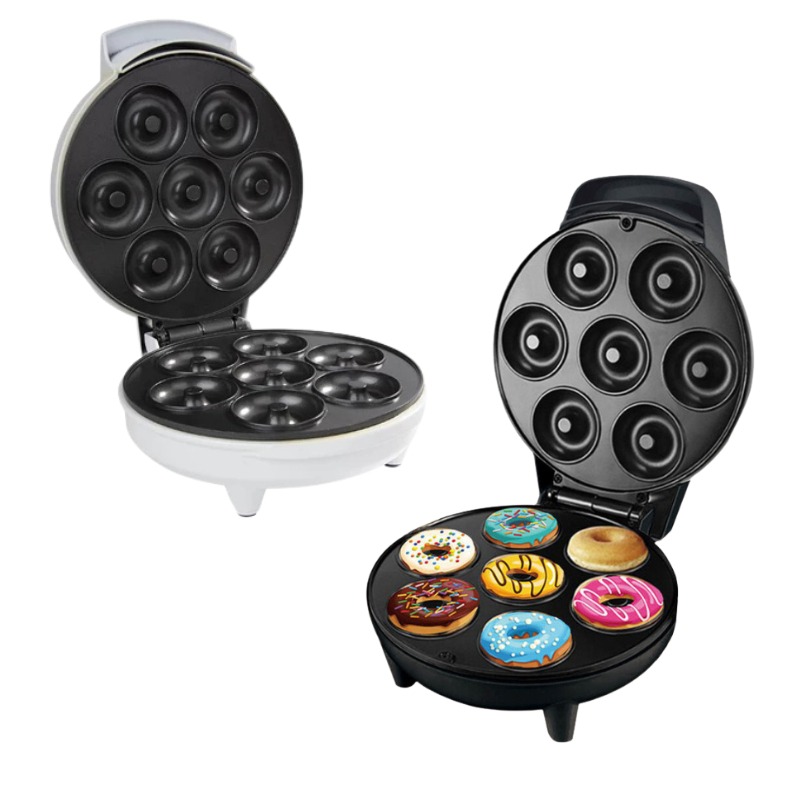 Máquina de Fazer Donuts Profissional (7 Furos): Seu Negócio ou Festa com Rosquinhas Perfeitas!