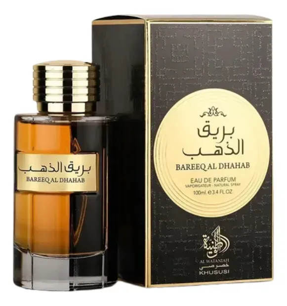 Bareeq Al Dhahab Eau de Parfum 100ml Original – Perfume Árabe Masculino de Luxo | Alta Fixação Al Wataniah (Emirados Árabes)