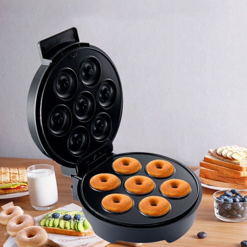 Máquina de Fazer Donuts Profissional (7 Furos): Seu Negócio ou Festa com Rosquinhas Perfeitas!